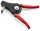KNIPEX 12 11 180 Abisolierzange mit Formmessern mit Kunststoff-Griffhüllen schwarz lackiert 180 mm