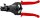 KNIPEX 12 21 180 SB Abisolierzange mit Formmessern mit Kunststoff-Griffhüllen schwarz lackiert 180 mm (SB-Karte/Blister)