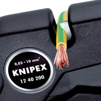 KNIPEX 12 40 200 EAN Selbsteinstellende Abisolierzange  200 mm