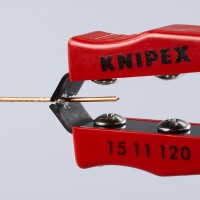 KNIPEX 15 11 120 Lackabzieh-Pinzette Geriffelt 125 mm