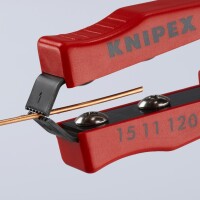 KNIPEX 15 11 120 Lackabzieh-Pinzette Geriffelt 125 mm