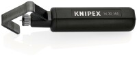 KNIPEX 16 30 145 SB Abmantelungswerkzeug für Wendelschnitt schlagfestes Kunststoffgehäuse 150 mm