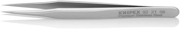 KNIPEX 92 21 06 Mini-Präzisionspinzette Glatt 80 mm
