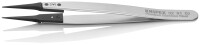 KNIPEX 92 81 02 Pinzette mit Wechselspitzen ESD Glatt 130 mm